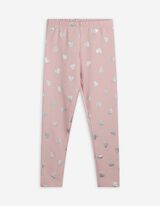 Leggings - Holografischer Print - rosa
