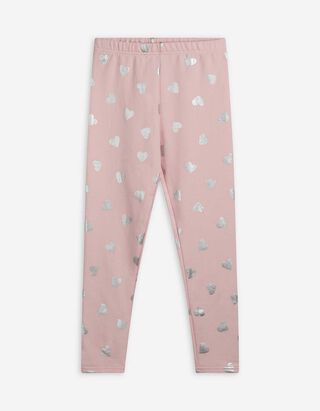 Leggings - Holografischer Print - rosa