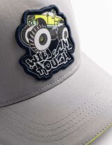 czapka bejsbol&oacute;wka - Aplikacja - jasny szary