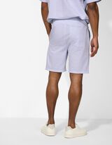 Short - Strepen - lichtblauw