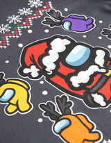 Majica dugih rukava - Among US - tamno-siva