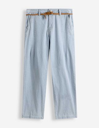 Pantaloni chino - Cintura - blu