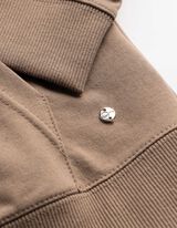 Trikotažinis megztinis - Įprasto dydžio - rudas