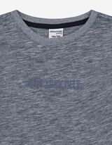 T-shirt - Tekstprint - donkerblauw