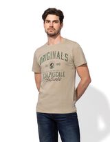 Tričko - Predná potlač - bezova