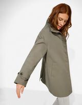 Mantel - Baumwoll-Mix - hellgr&uuml;n