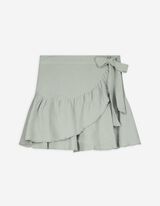 Skort - jednokolorowy - jasny zielony