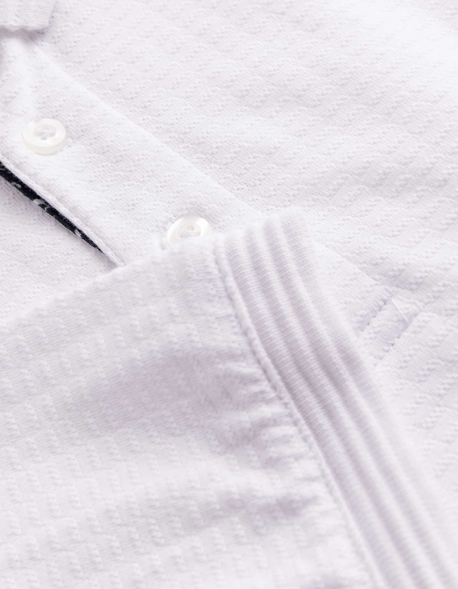Polo - Unicolore - blanc