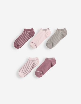 Sneakersocken - 5er-Pack