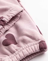 Jogginghose - Allover-Muster - Rosa