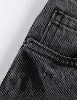 Farmernadrág - Bő fazon - fekete