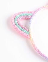 plaukų papuošalai - Spalvų gradientas - ryskiai rozinis