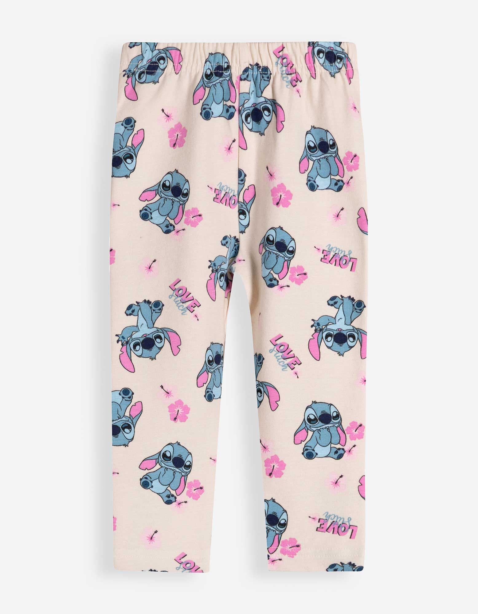 Leggings - Lilo & Stitch - Beige