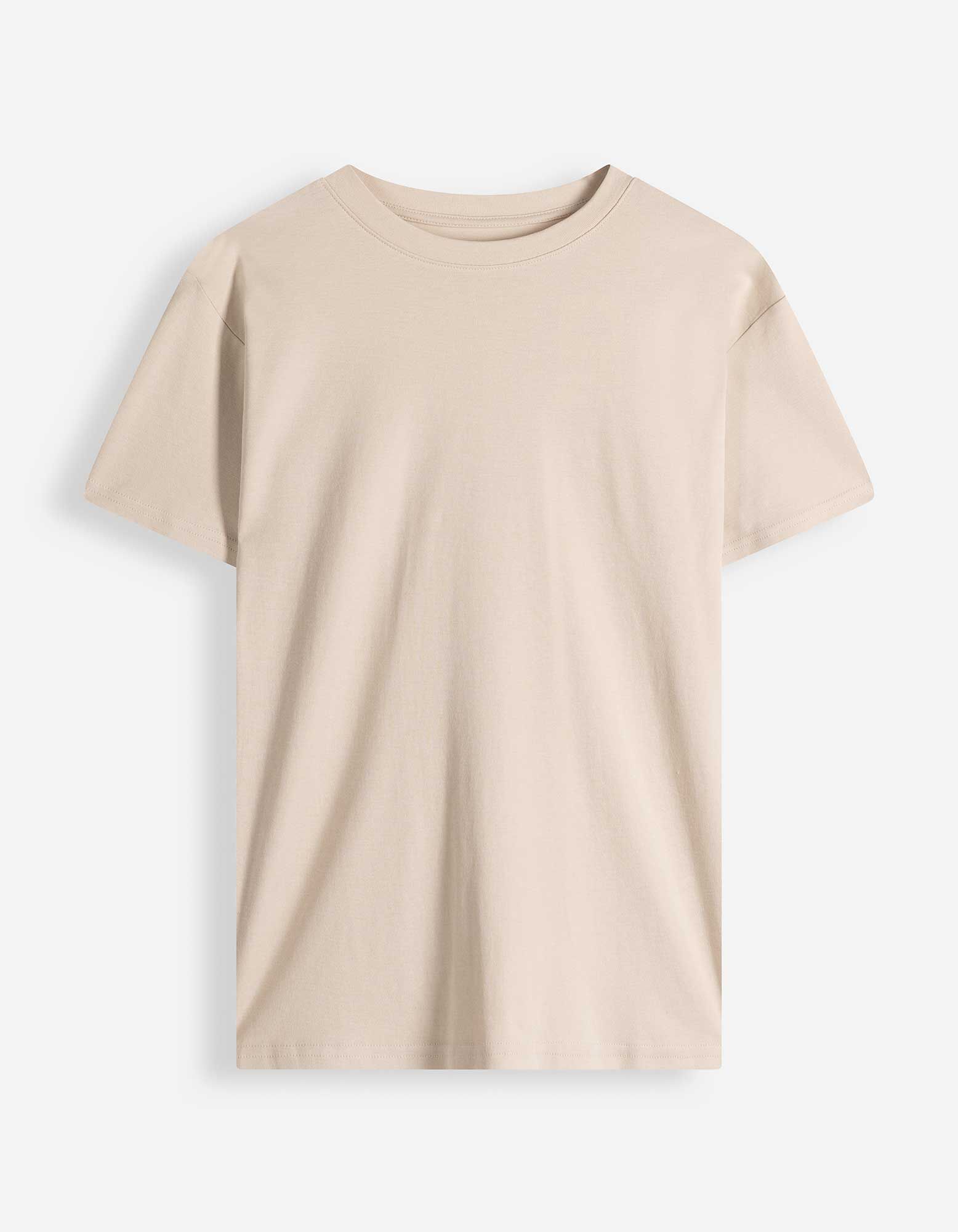 T-shirt - Coupe oversize - gris clair 