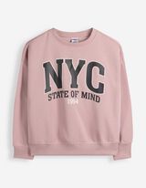 Sweatshirt - Print - Pink