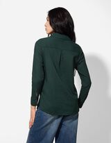 Blusa - Taschina sul petto - verde scuro