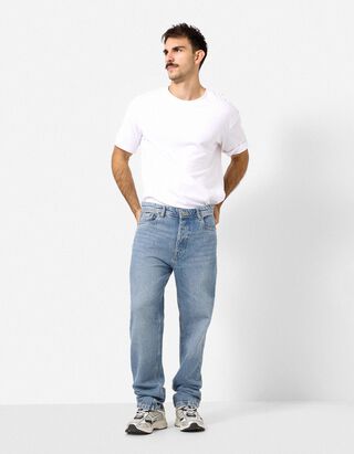 Jeans - Relaxed Fit - Hellblau