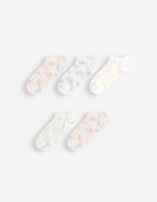 Sneakersocken - 5er-Pack