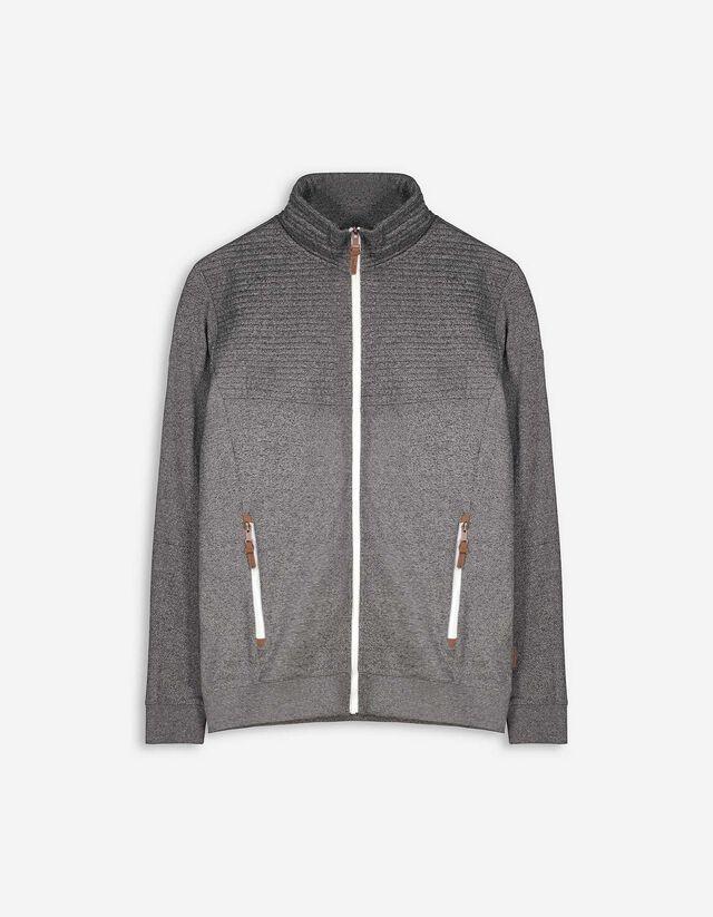 rozpinana bluza - naszywka z logo - czarny