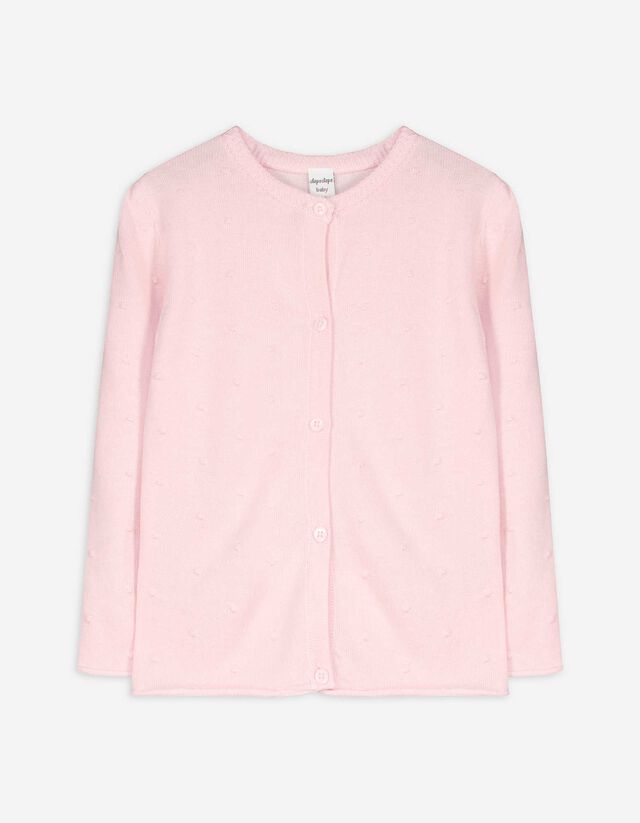 Strickjacke - Gerollte Abschlüsse