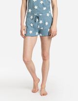 Pidžama šorts - Zaobljena ivica - svetlo-plava