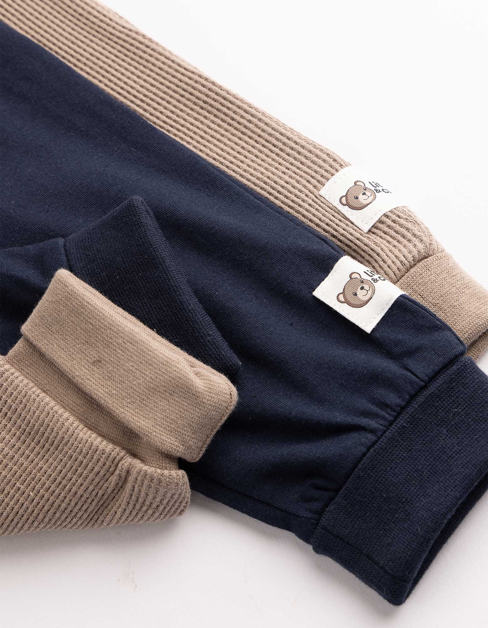 Broek - Set van 2 - Taupe