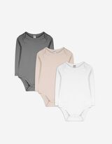 Romper lange mouw - set van 3