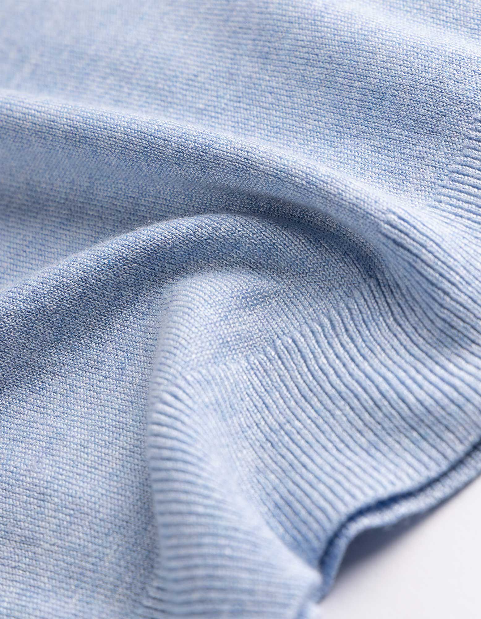 Pullover - Rollkragen - blau