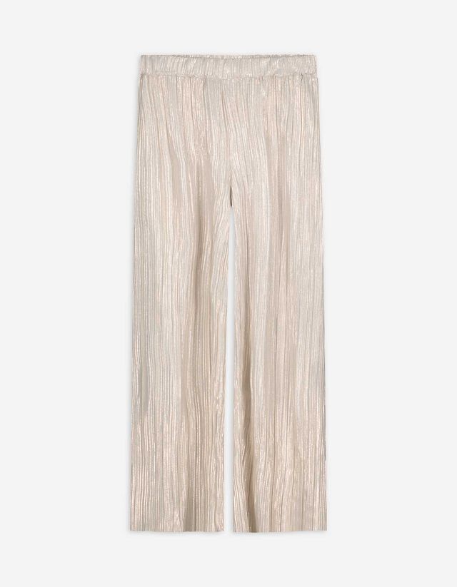 Hose - High Waist - weiß