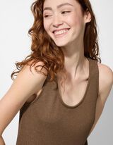 pleteni vrh - Mje&scaron;avina viskoze - smedja