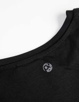 Tričko - LENZING&trade; ECOVERO&trade; - cierna