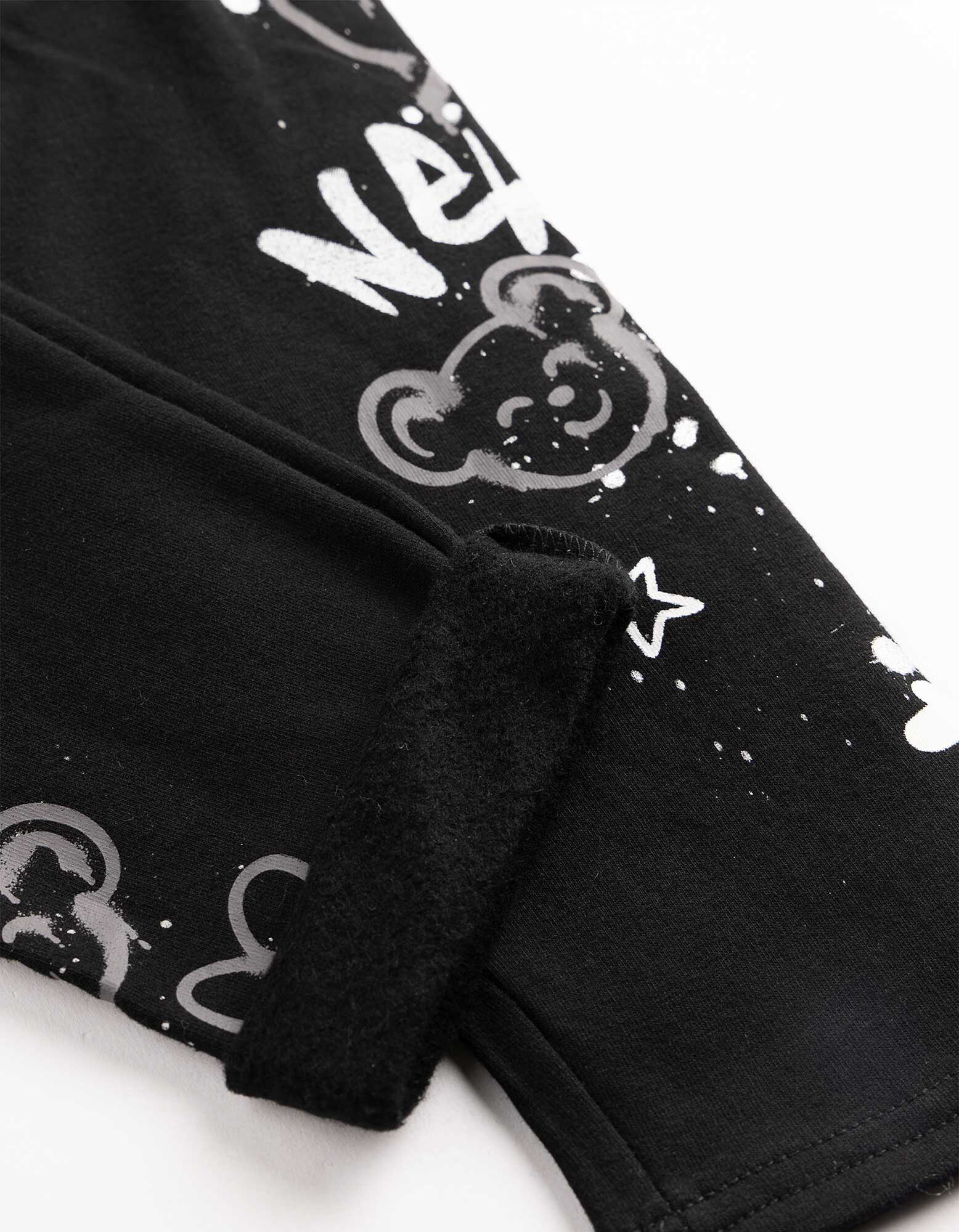 Leggings - Imprim&eacute; scintillant - noir