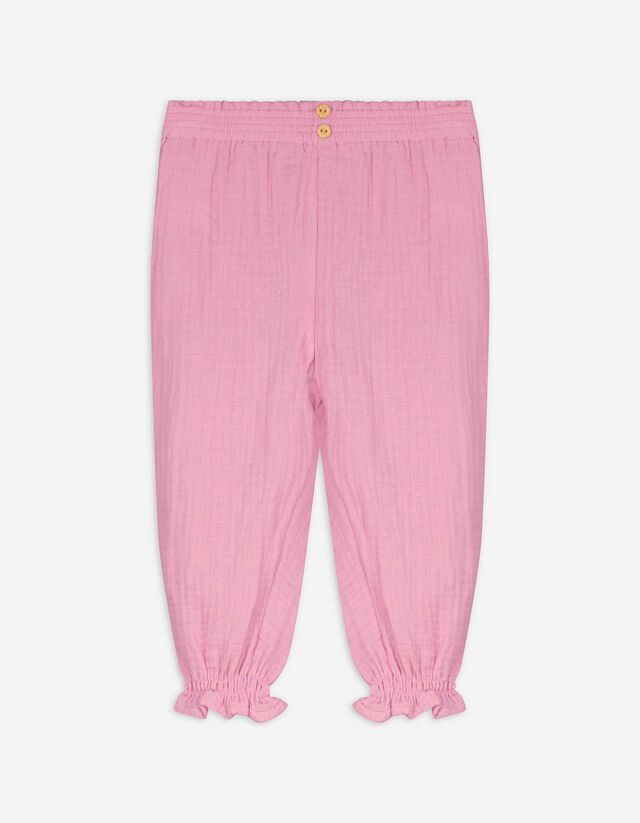 Hose - Musselin - rosa