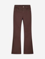 Broek - Bootcut fit - donkerbruin