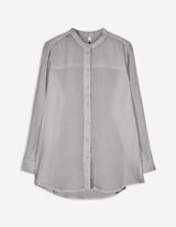 Bluse - Chiffon - grau