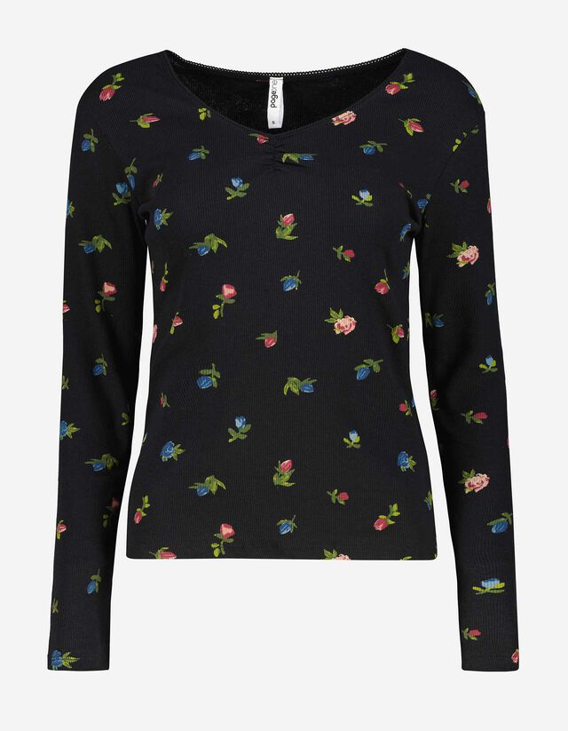 Damen Langarmshirt - Stretchanteil