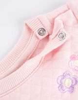 Sweater en broek set - Borduursels - roze