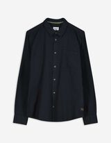 Overhemd - Linnenlook - zwart