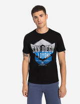 Majica kratkih rukava - Print - crno