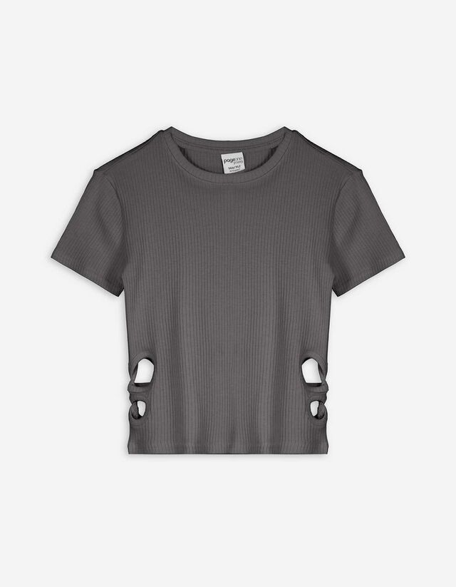 Tricou - Cut-Outs - Gri inchis