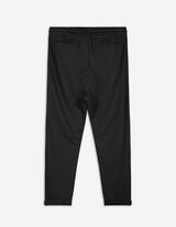 joggersy - nogawka z przyszytym mankietem - czarny