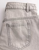 Jeansshorts - Denim - grau