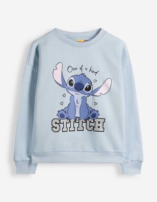 Sweatshirt - Lilo & Stitch - Hellblau