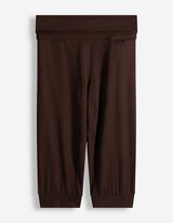 Caprihose - Atmungsaktiv - dunkelbraun