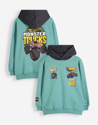 Hoodie - Hot Wheels - Taupe