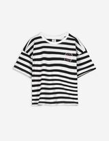 Majica odrezanog kroja - Oversized Fit - bijela