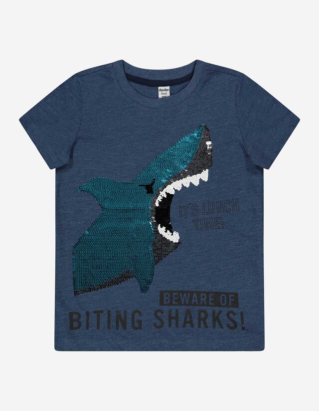 Jungen T-Shirt - Wende-Pailletten     