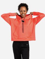 Hoodie - Zachte touch - oranje