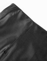 Miniszoknya - Bőrhat&aacute;s&uacute; - fekete