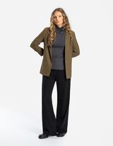 marynarka - rękawy 3/4 - ciemny zielony